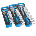FIXTEC Best Selling 12pcs Mechanical Tools Set Small Ratchet Tool Set For Sale